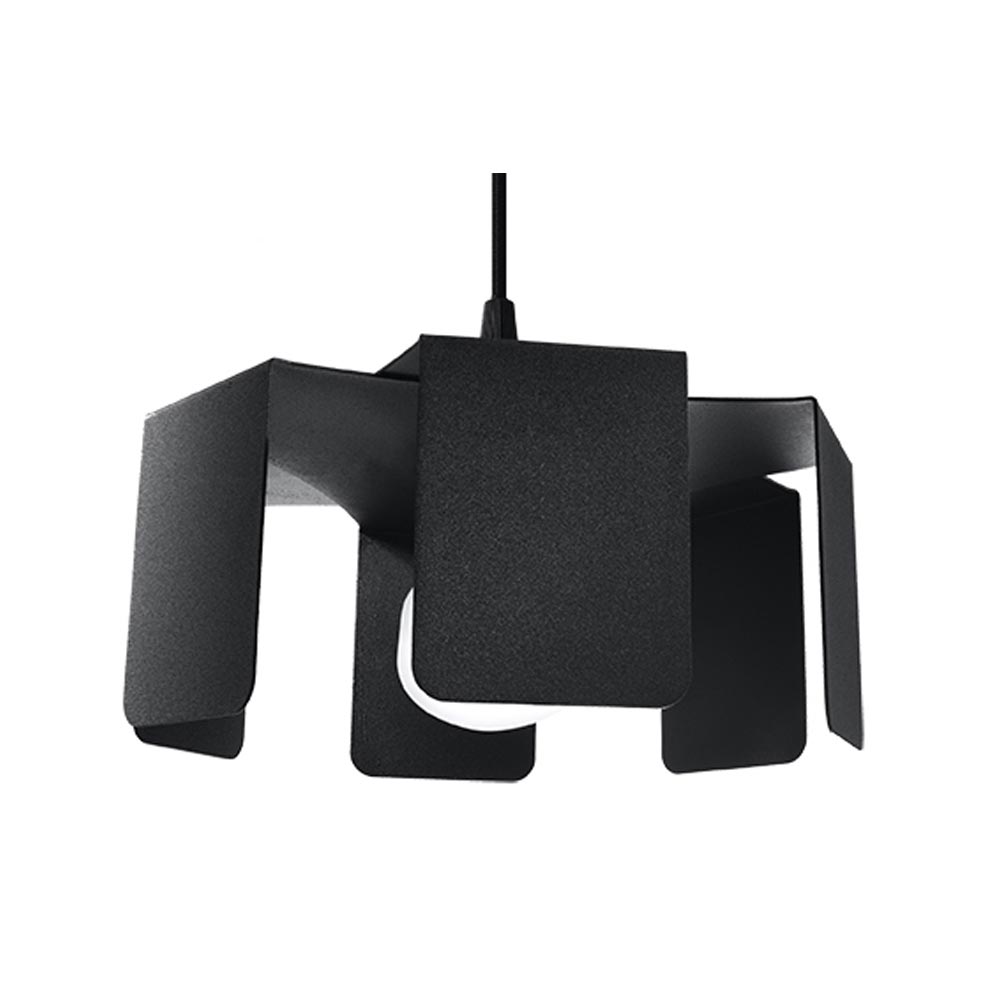 Lámpara de techo TULIP negro, E27