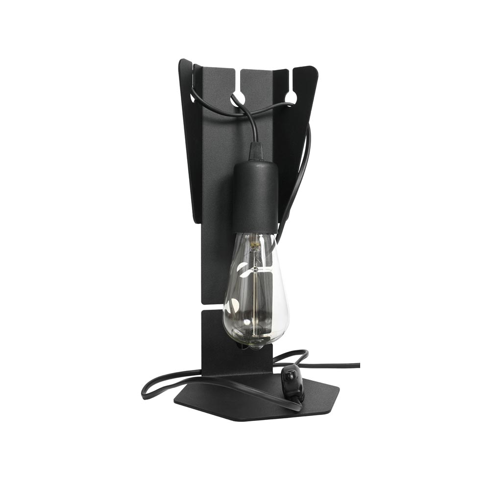 Lámpara de mesa ARBY negro, E27