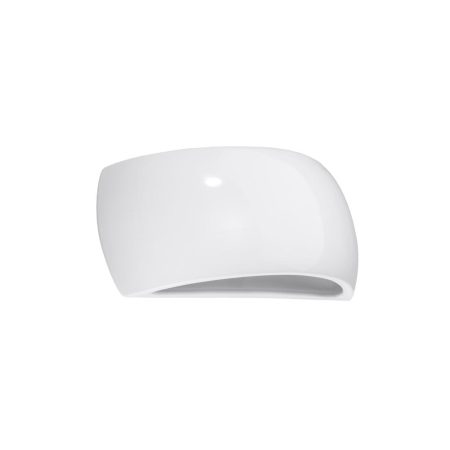 Aplique de pared barnizado PONTIUS blanco brillo