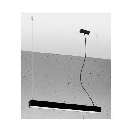 Lámpara de techo PINNE LED LED 65 negro, 22W